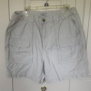 Croft & Barrow Cream Cotton Cargo Shorts 38 men’s